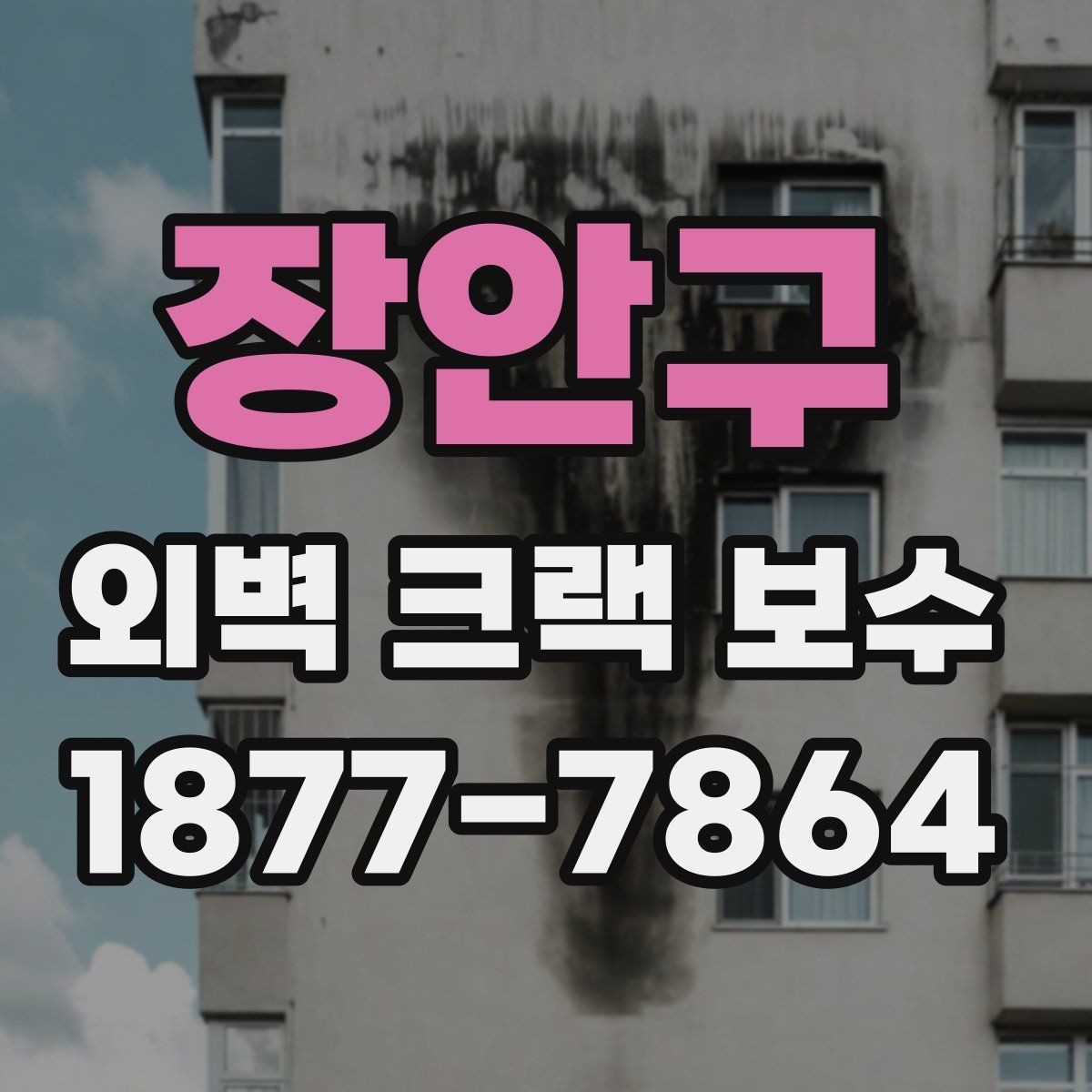 장안구 외벽 크랙 보수