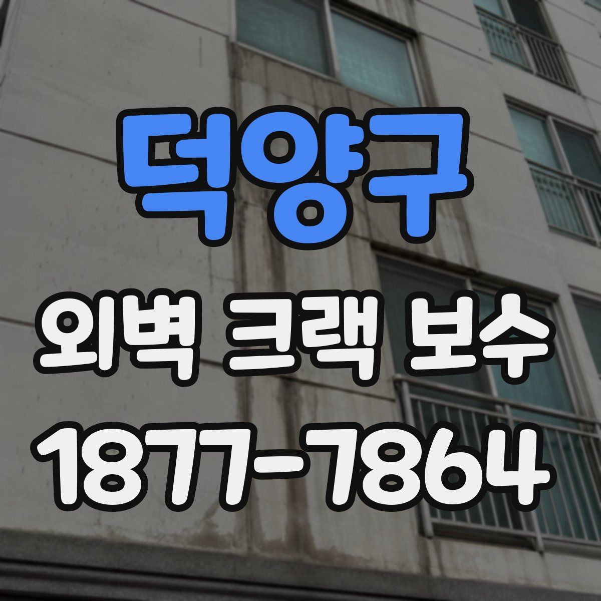 덕양구 외벽 크랙 보수