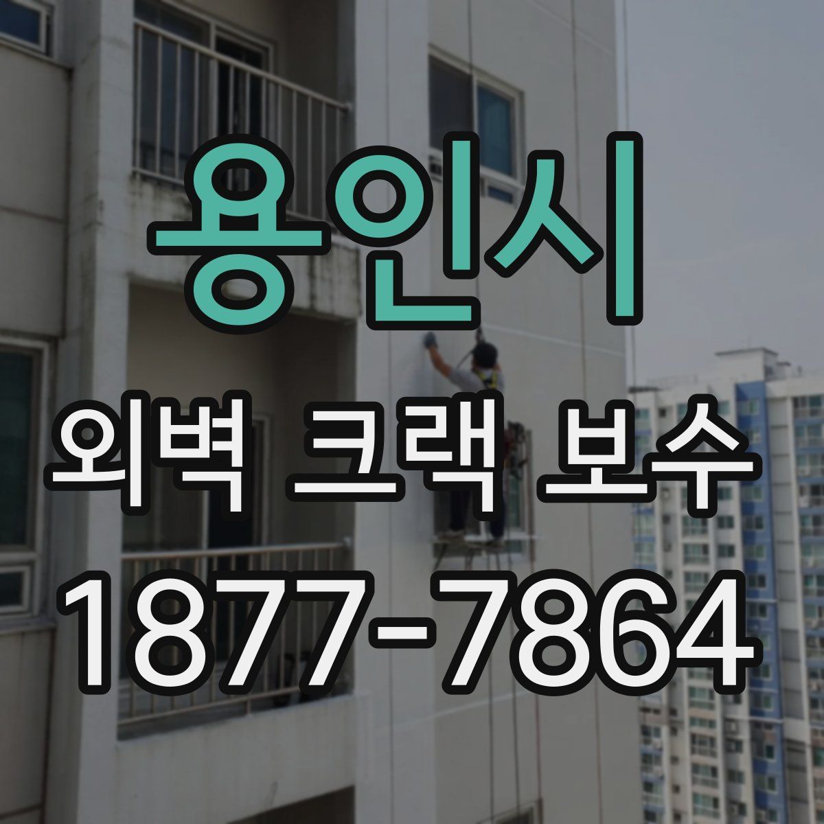 용인시 외벽 크랙 보수