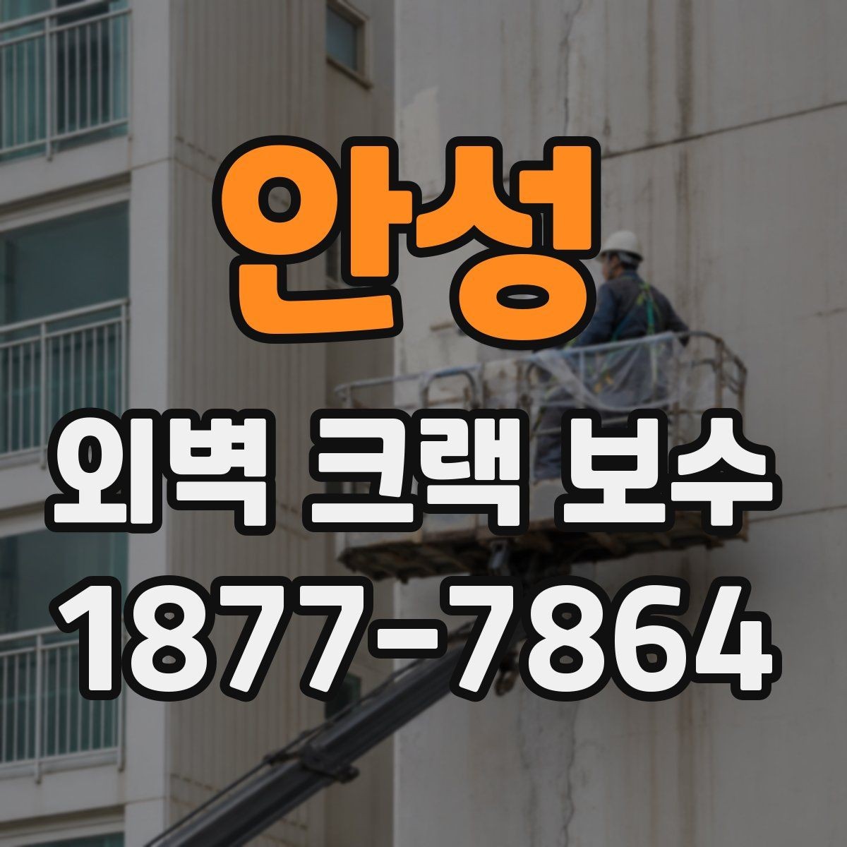 안성 외벽 크랙 보수 시 주변 환경까지 고려해야 하는 이유