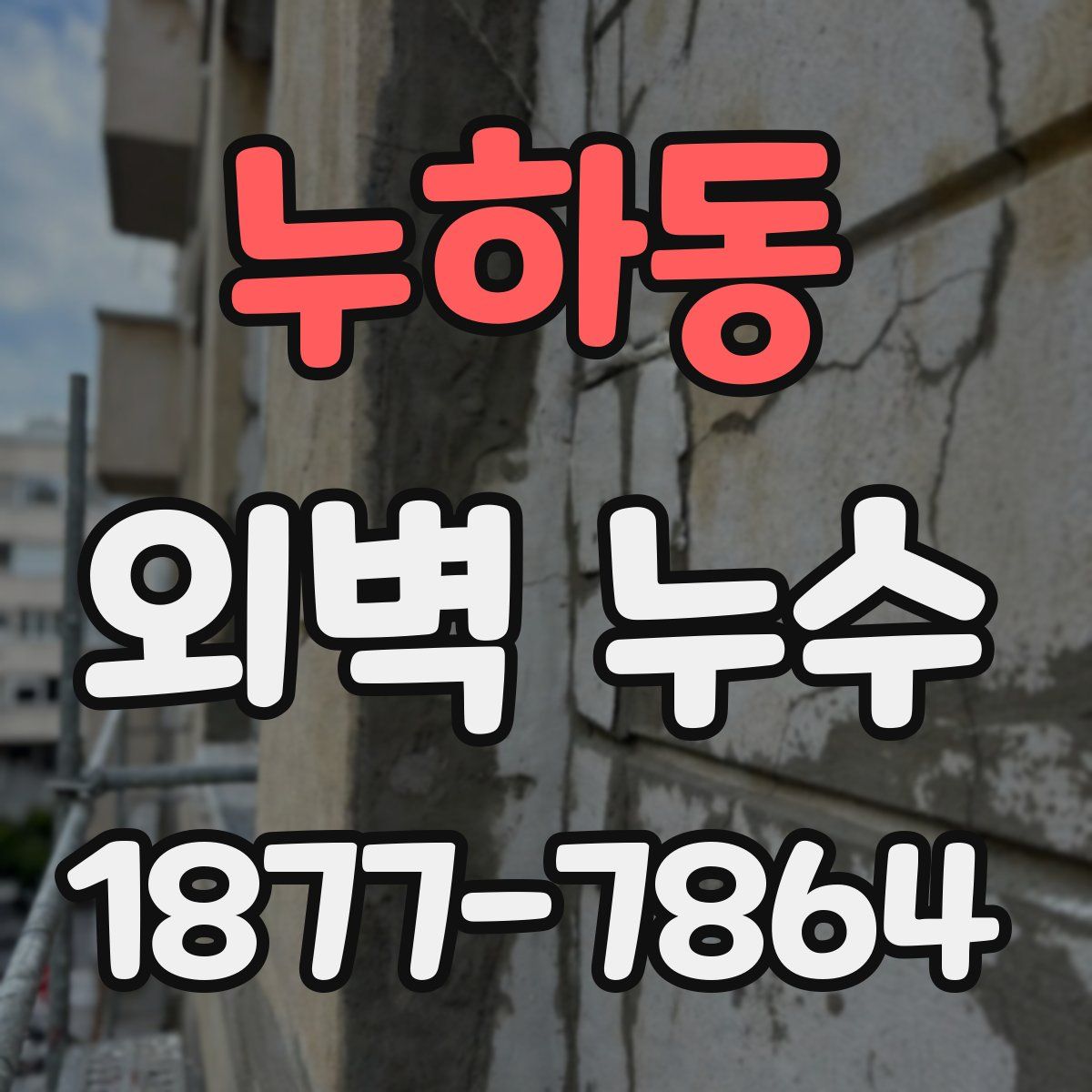 누하동 외벽 누수
