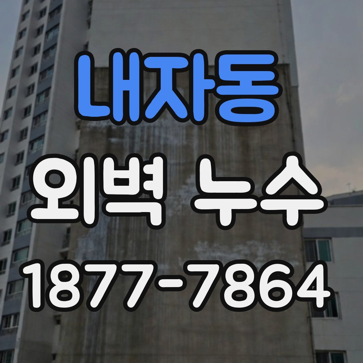 내자동 외벽 누수