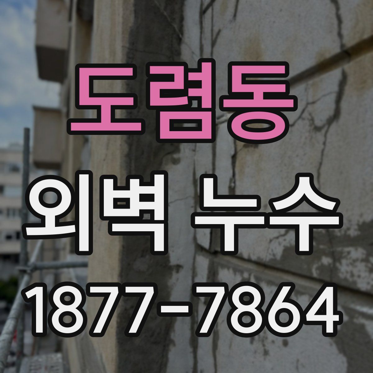도렴동 외벽 누수