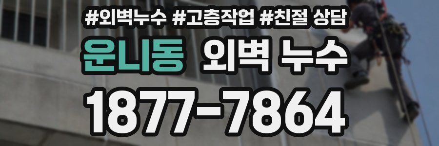 운니동 외벽 누수