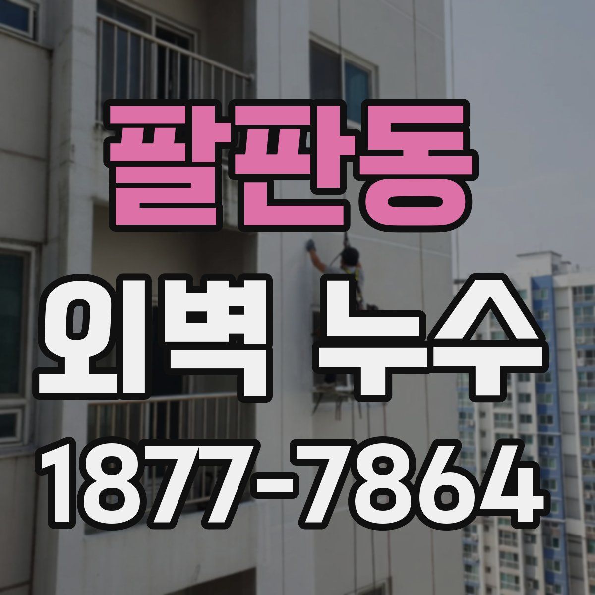 팔판동 외벽 누수