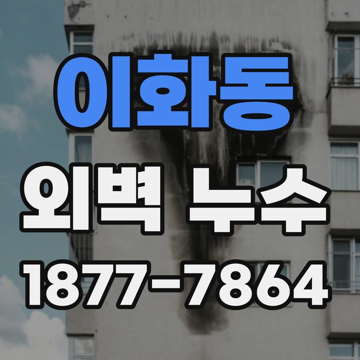 이화동 외벽 누수 보수 전후 확인 체크리스트
