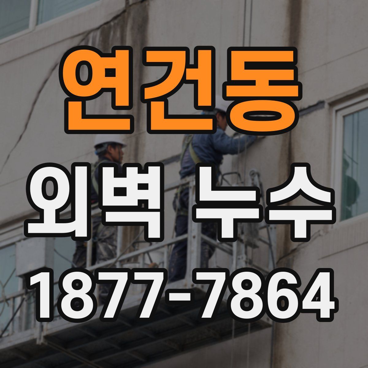 연건동 외벽 누수