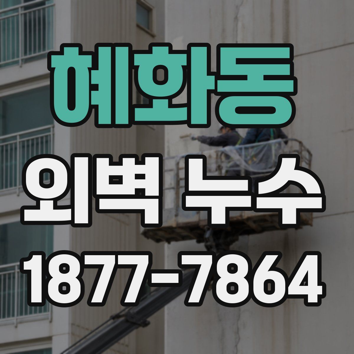 혜화동 외벽 누수