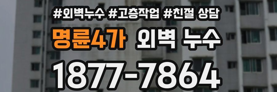 명륜4가 외벽 누수