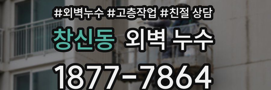 창신동 외벽 누수
