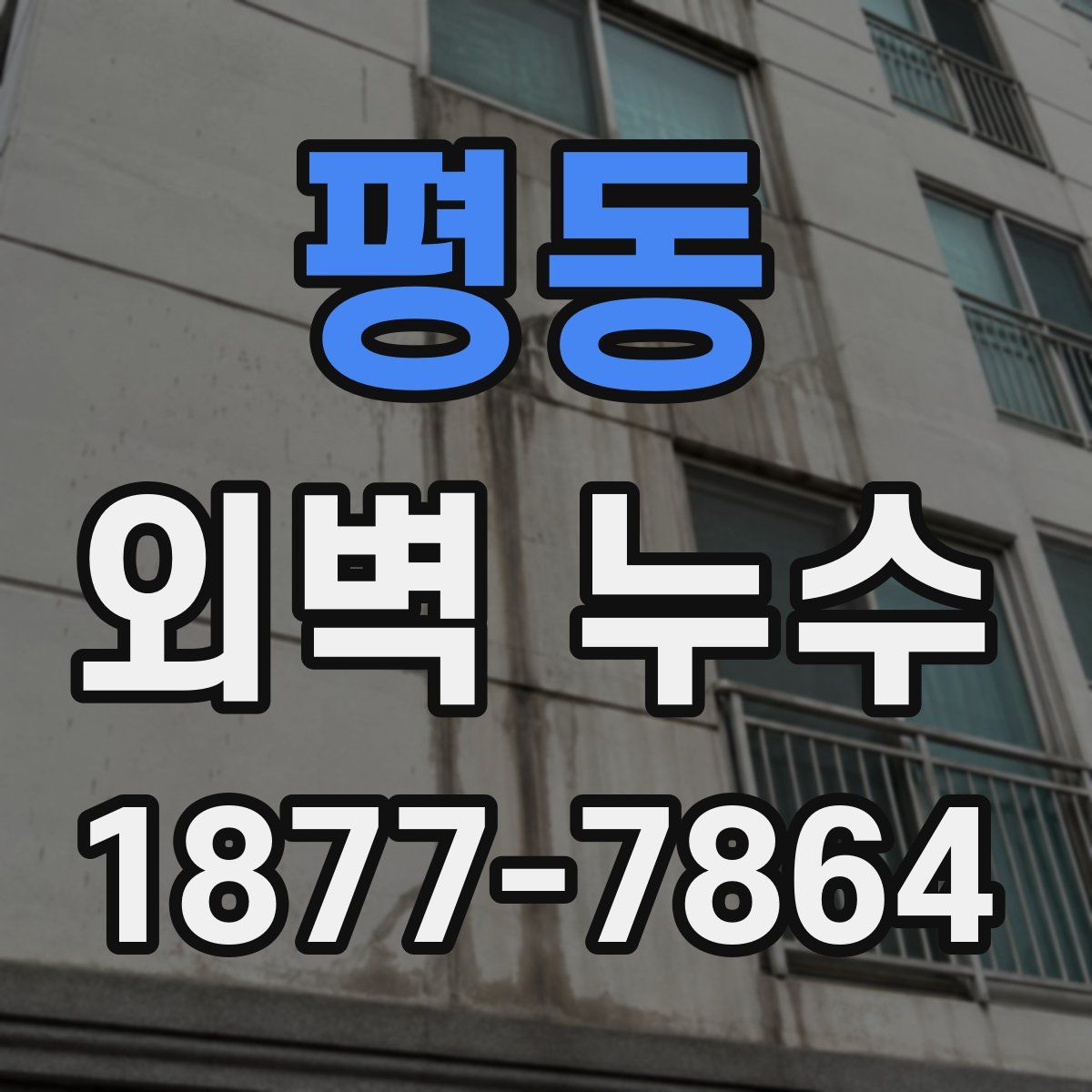 평동 외벽 누수