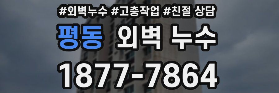 평동 외벽 누수
