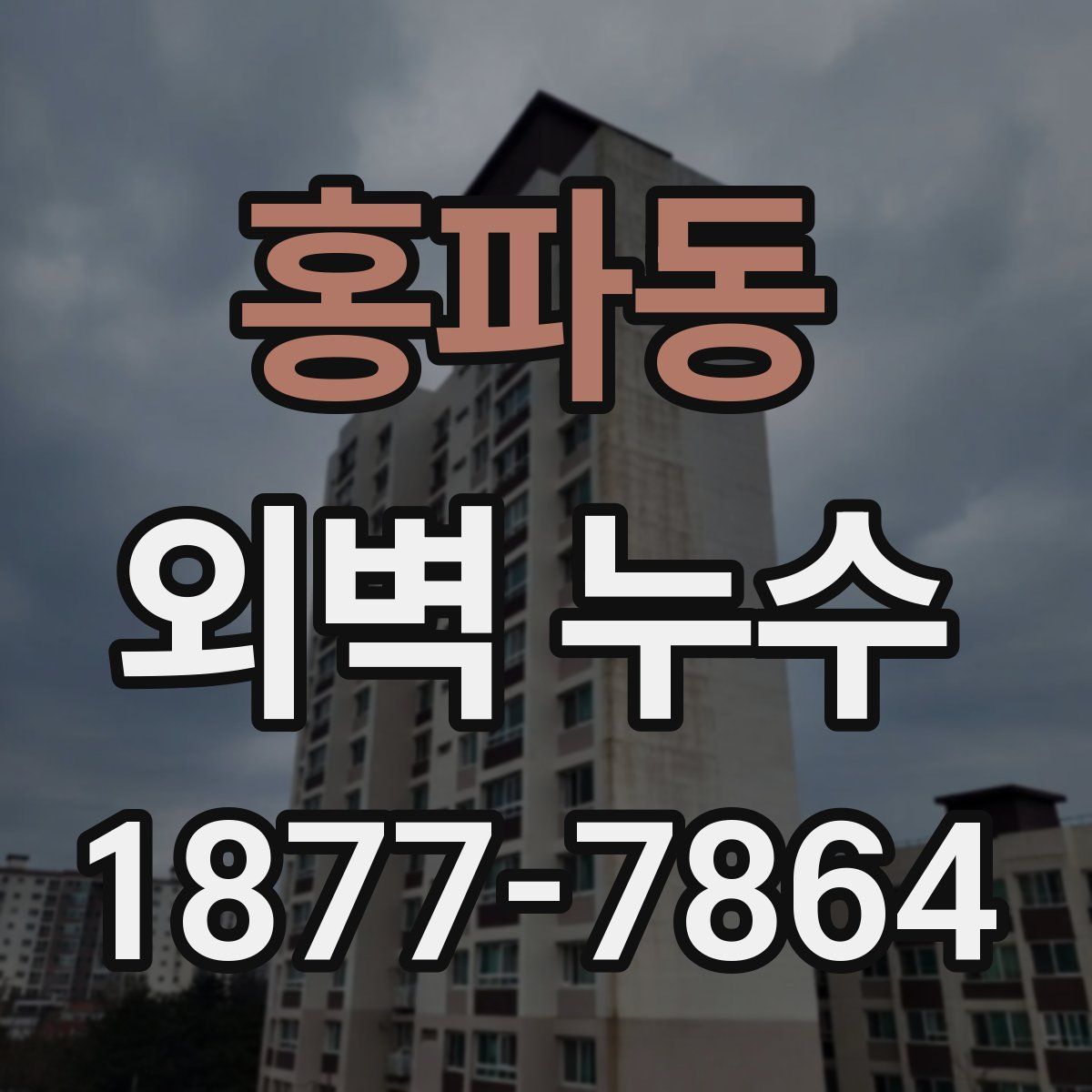홍파동 외벽 누수