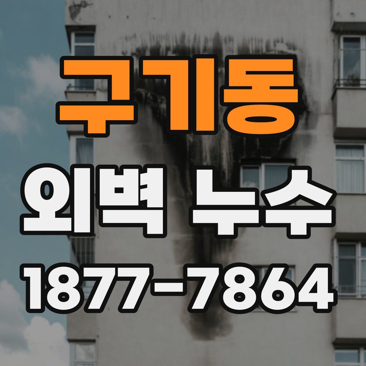 구기동 외벽 누수