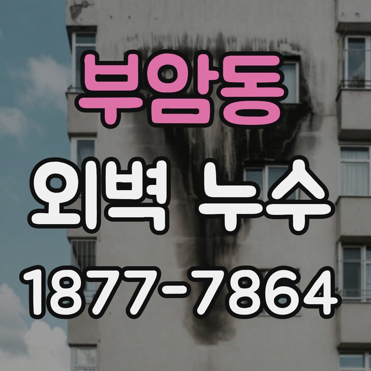 부암동 외벽 누수