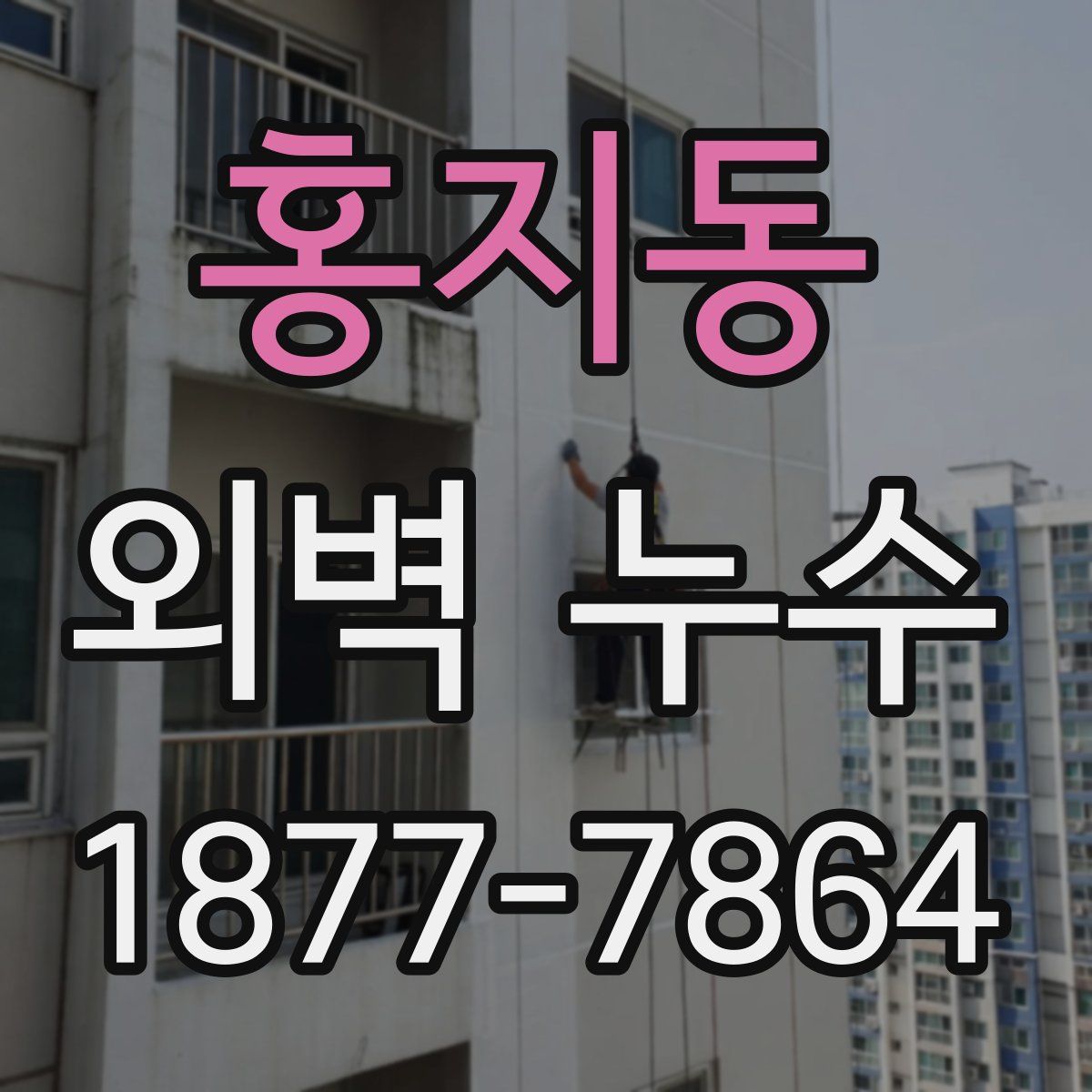 홍지동 외벽 누수