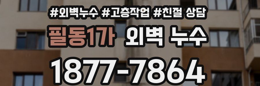 필동1가 외벽 누수