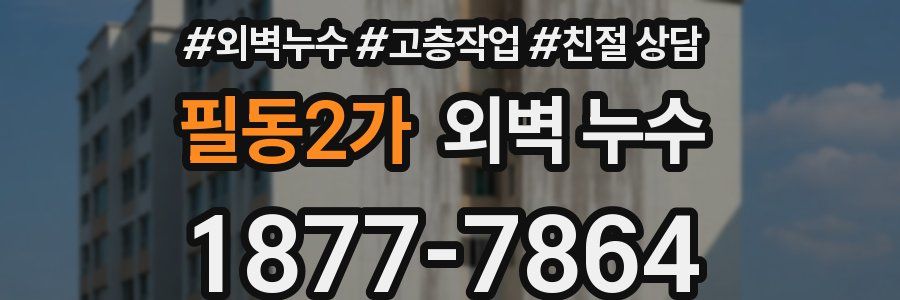 필동2가 외벽 누수