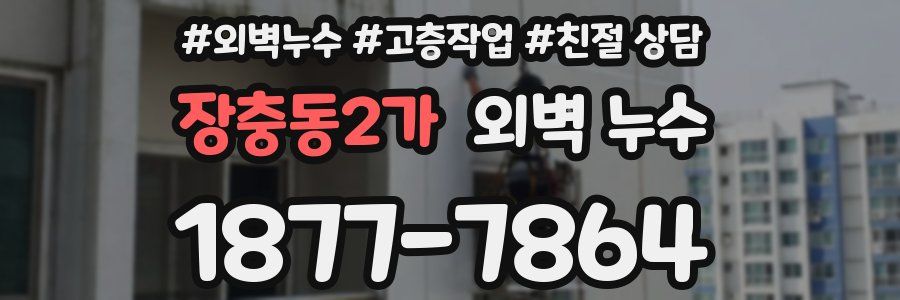 장충동2가 외벽 누수