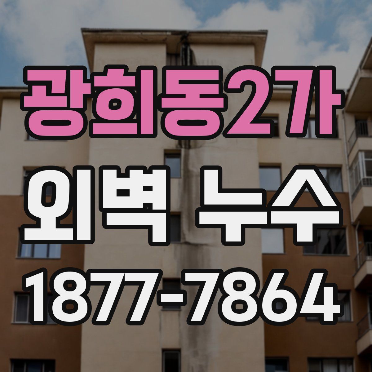 광희동2가 외벽 누수