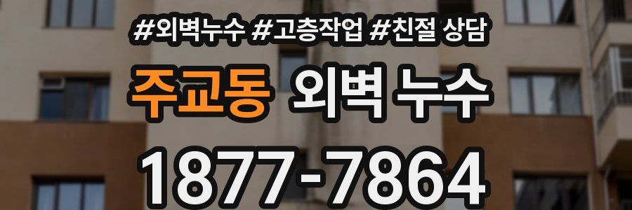 주교동 외벽 누수