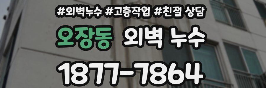 오장동 외벽 누수