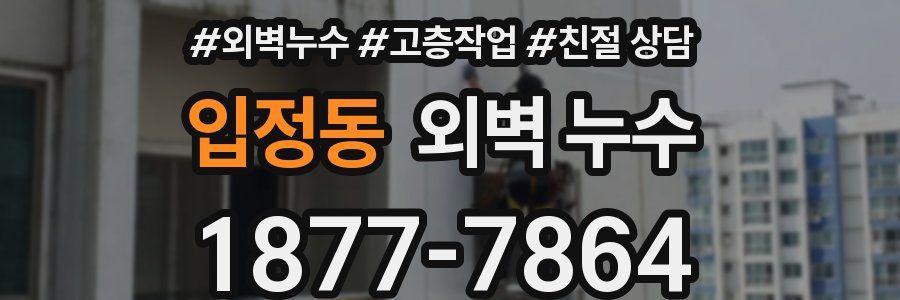 입정동 외벽 누수