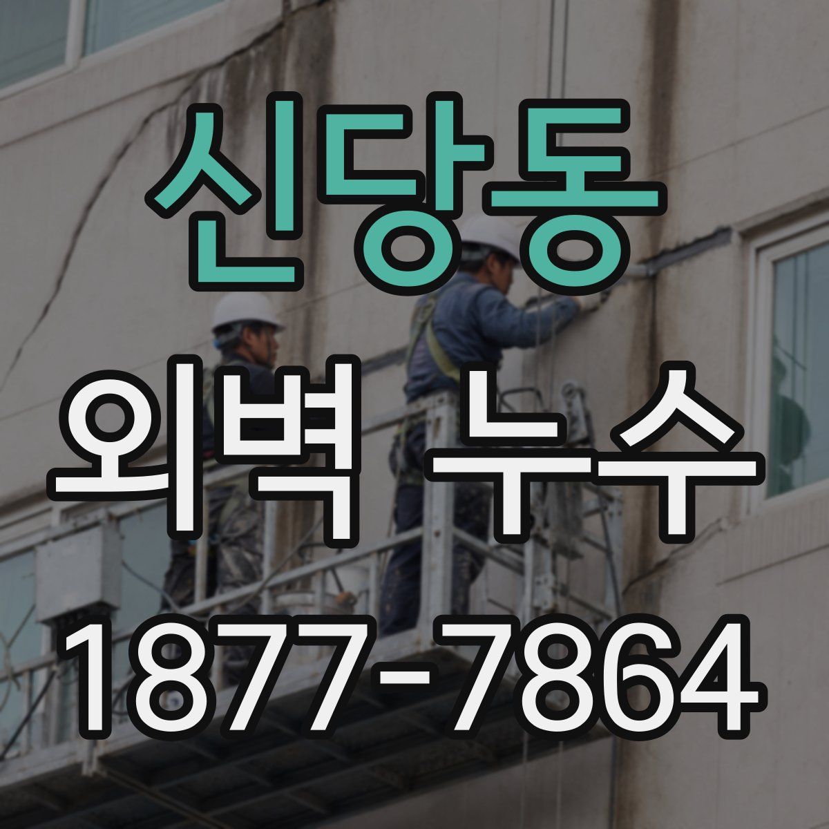 신당동 외벽 누수