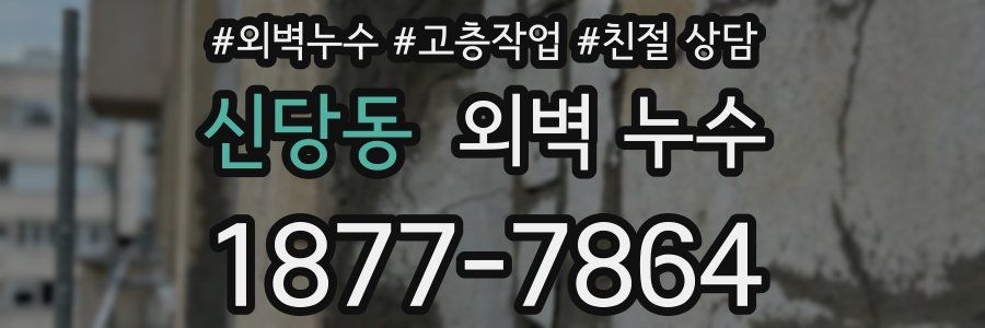 신당동 외벽 누수