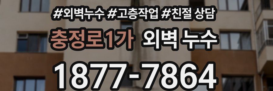 충정로1가 외벽 누수