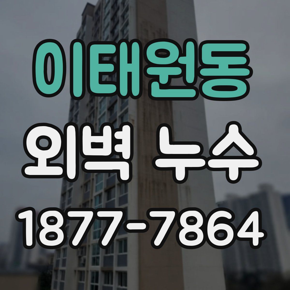 이태원동 외벽 누수