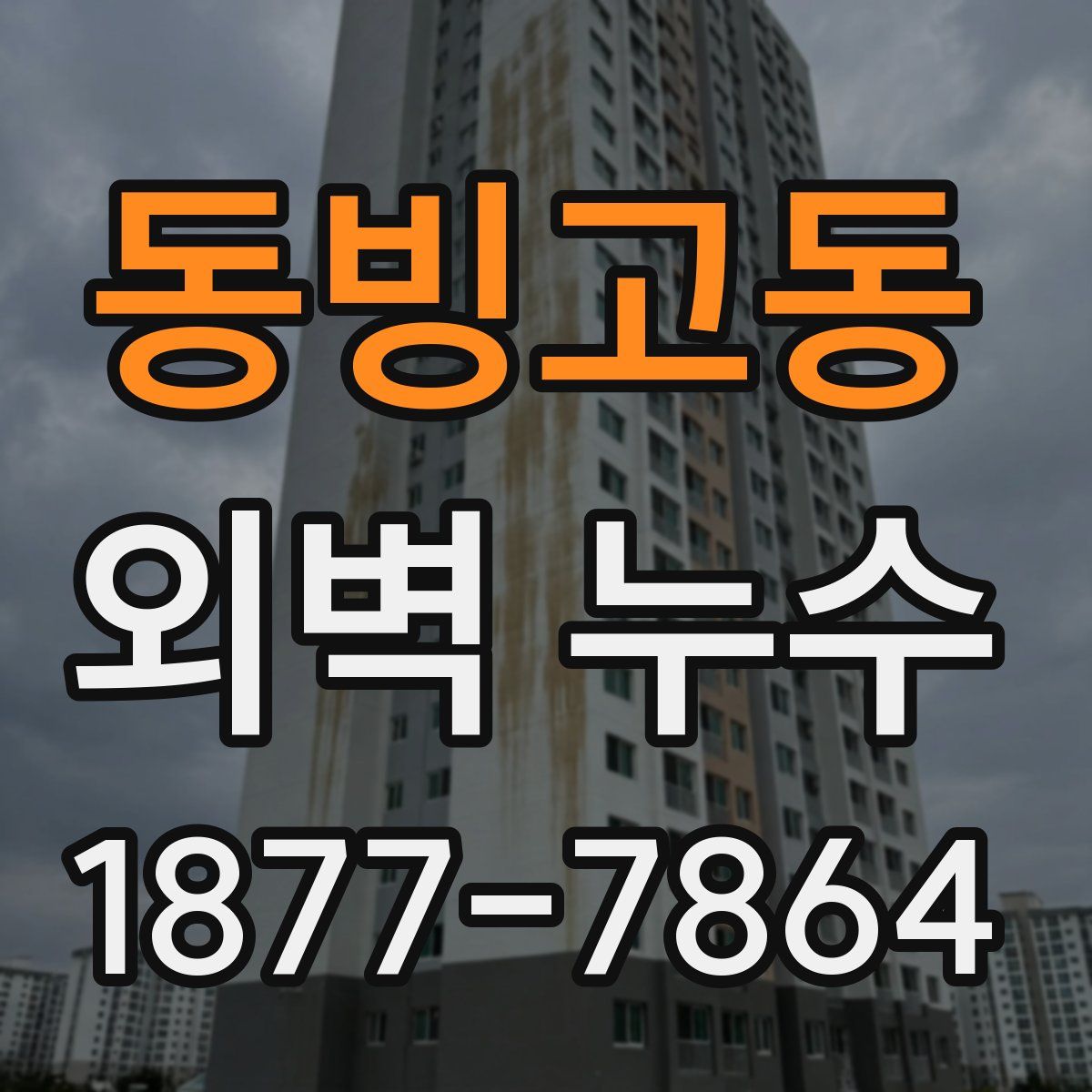 동빙고동 외벽 누수