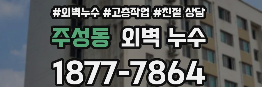 주성동 외벽 누수