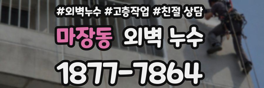 마장동 외벽 누수