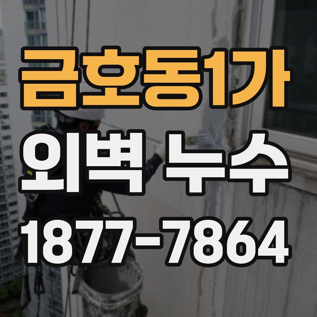 금호동1가 외벽 누수