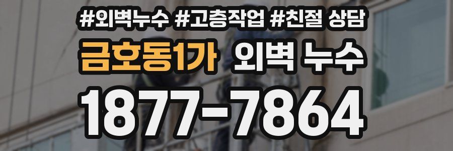 금호동1가 외벽 누수