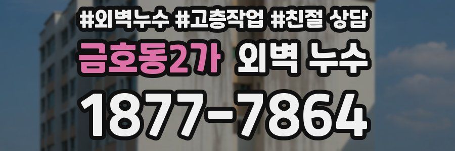 금호동2가 외벽 누수