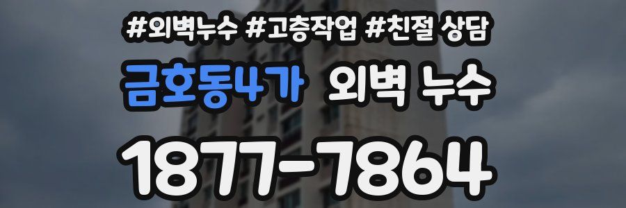 금호동4가 외벽 누수