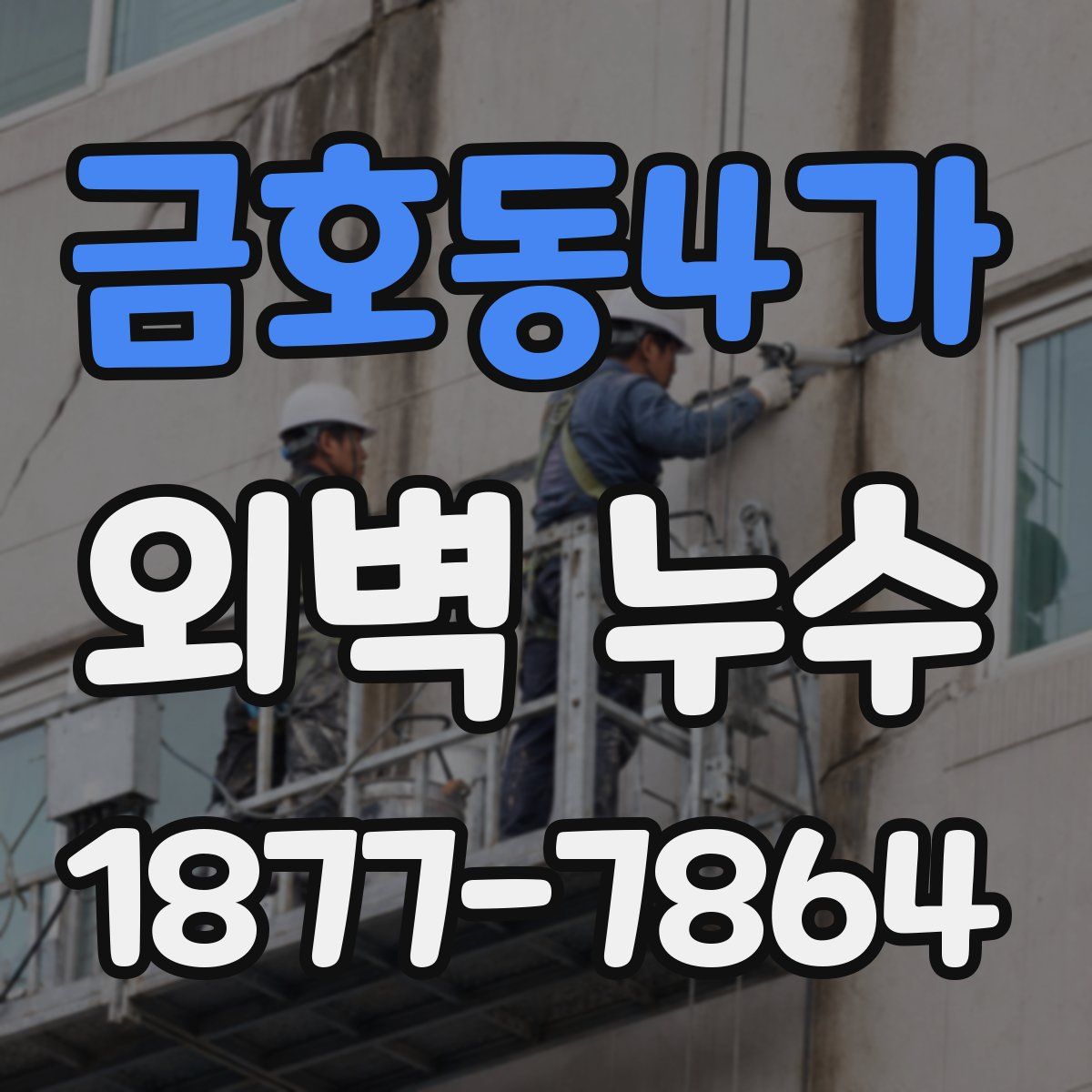 금호동4가 외벽 누수