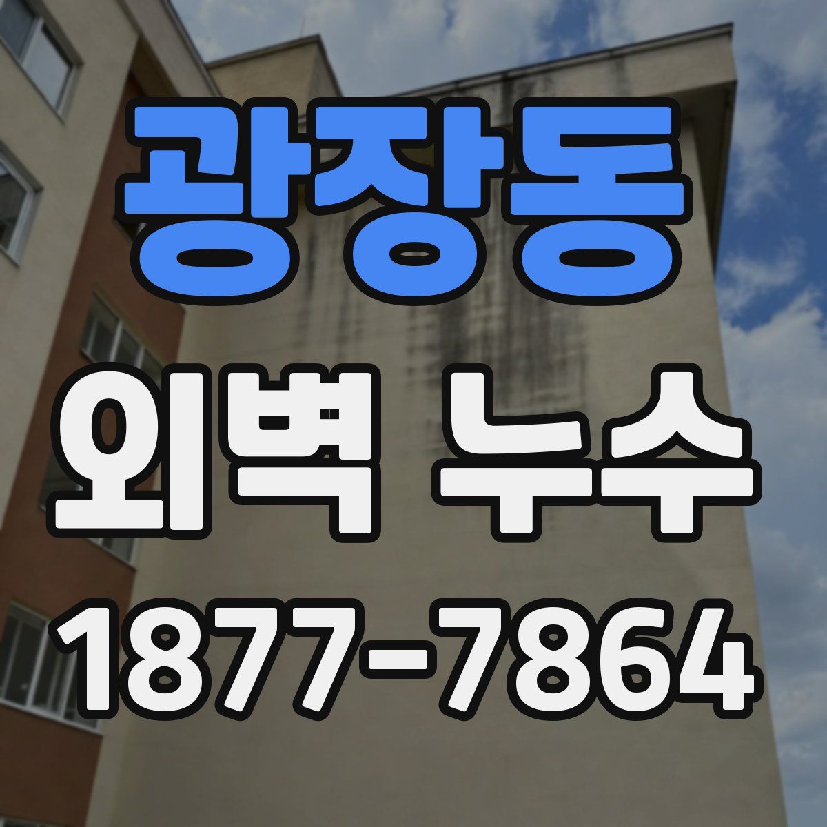 광장동 외벽 누수