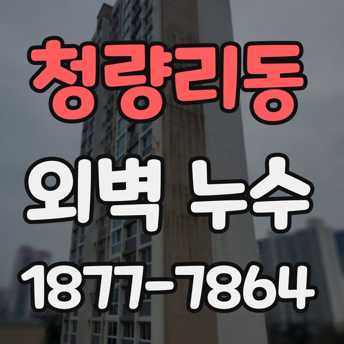청량리동 외벽 누수 점검 기록을 남기는 방법