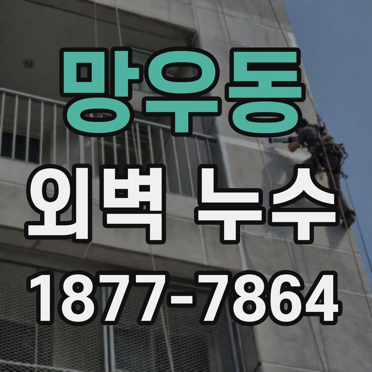 망우동 외벽 누수