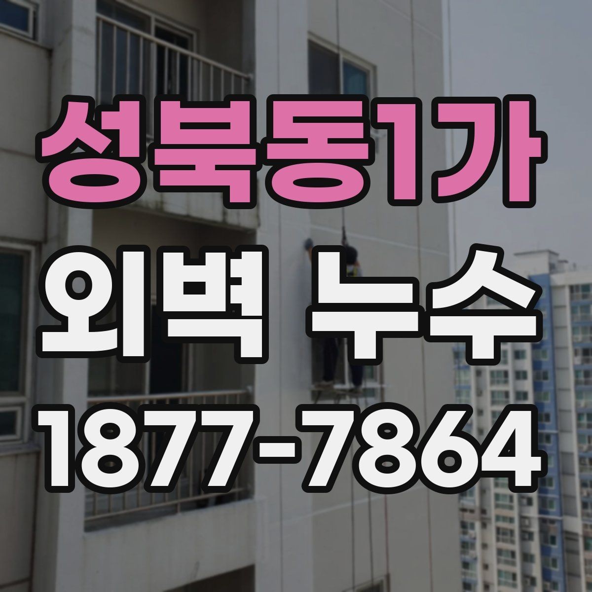 성북동1가 외벽 누수 수리 전 비교해야 할 공정들
