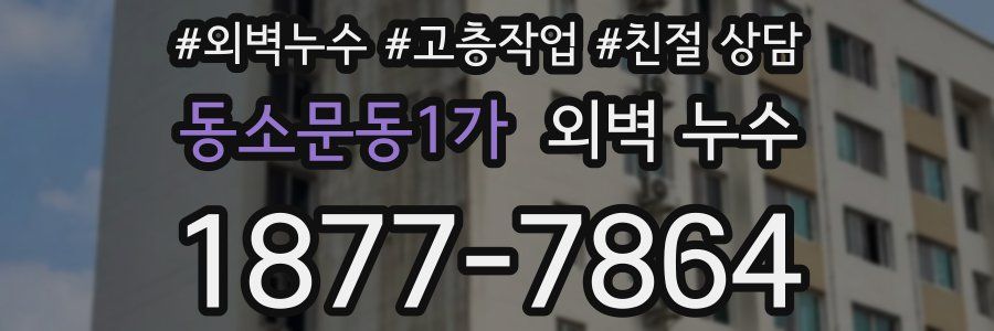 동소문동1가 외벽 누수