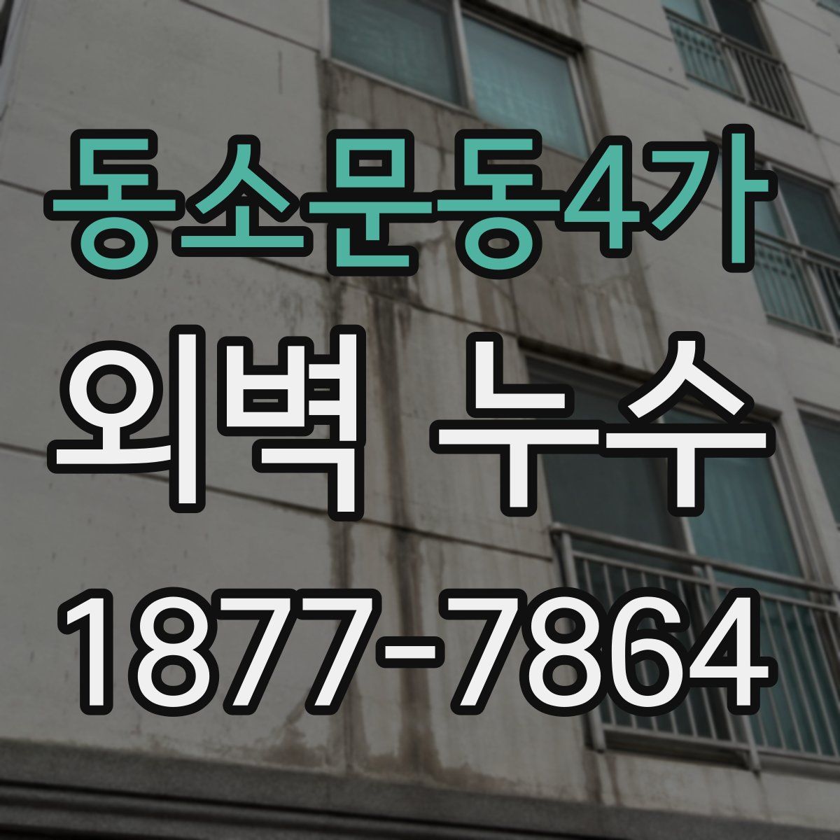 동소문동4가 외벽 누수