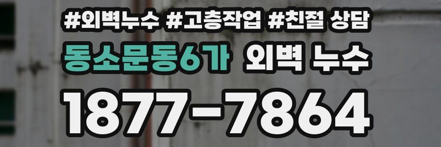 동소문동6가 외벽 누수