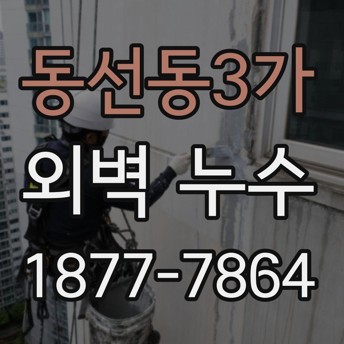 동선동3가 외벽 누수
