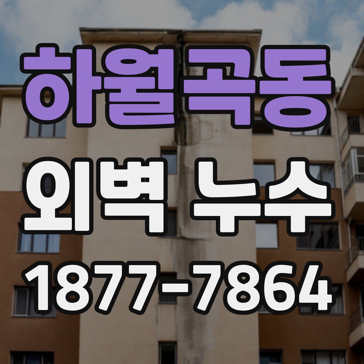 하월곡동 외벽 누수