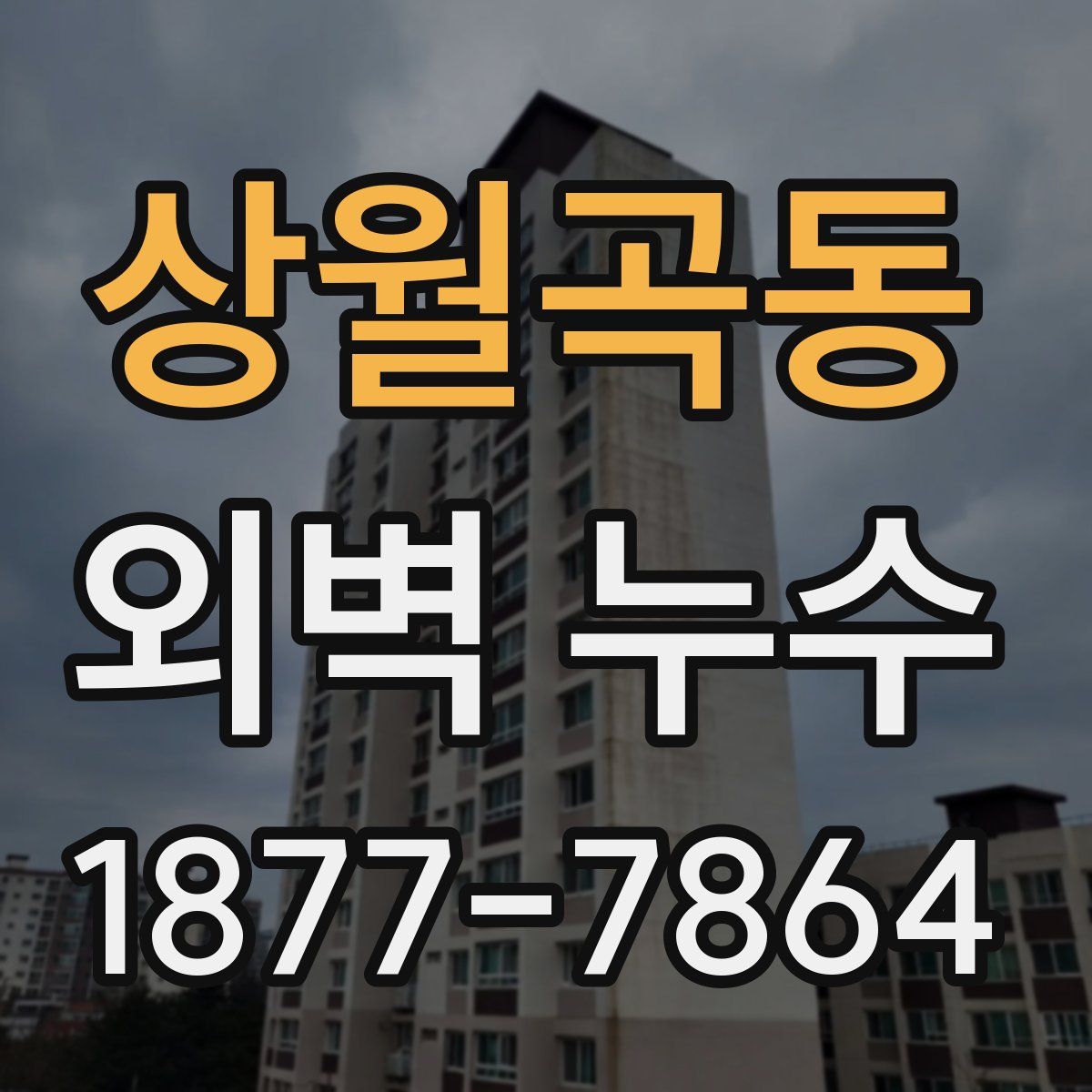 상월곡동 외벽 누수