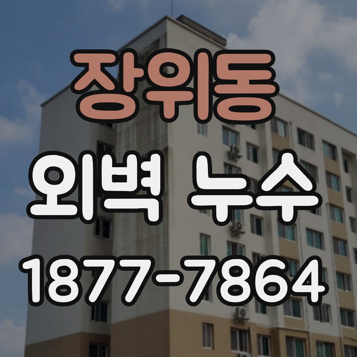 장위동 외벽 누수